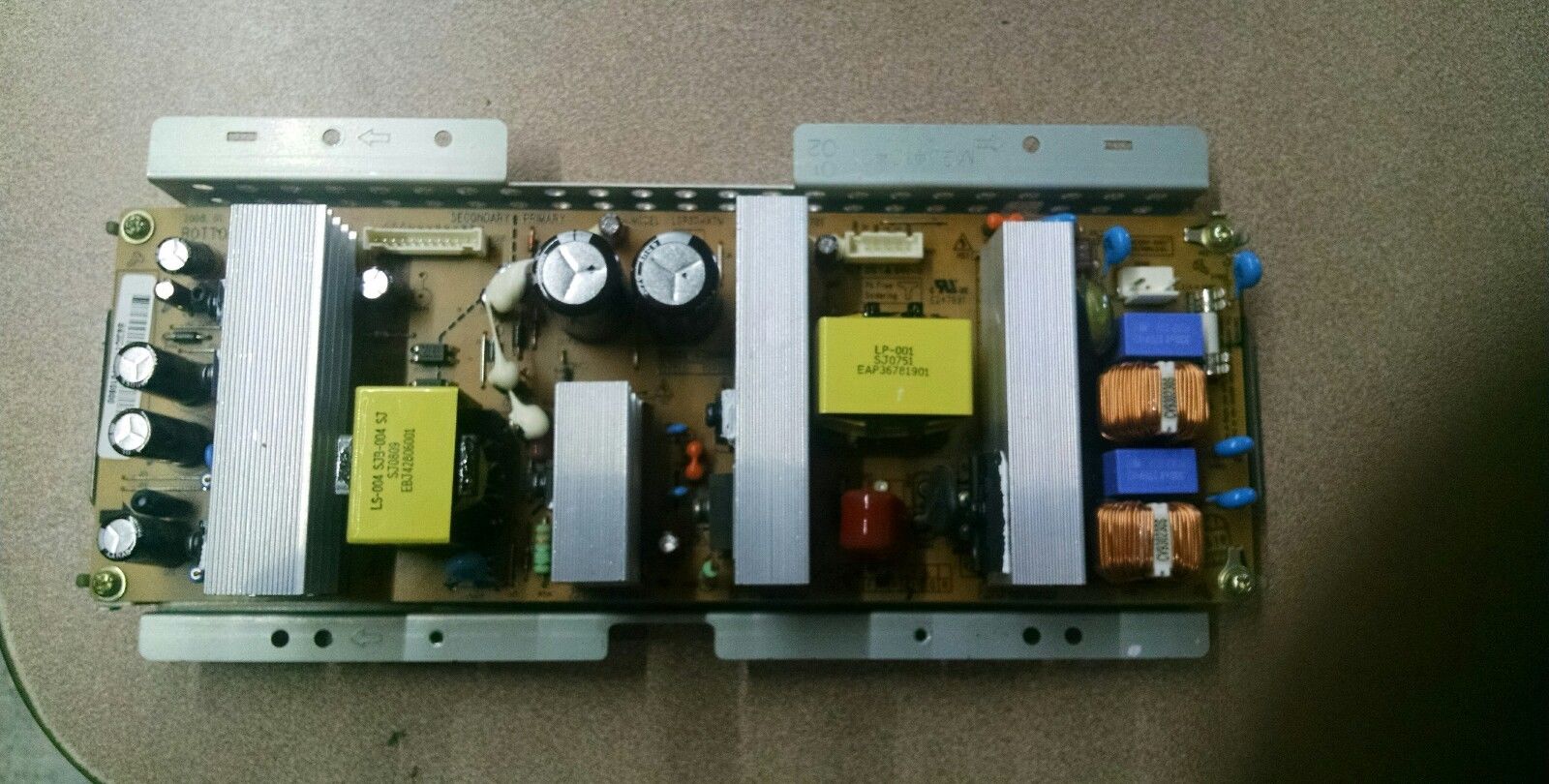 LG TV POWER SUPPLY BOARD EAY41971701 FOR MODEL LGP37-ATN tested - Click Image to Close